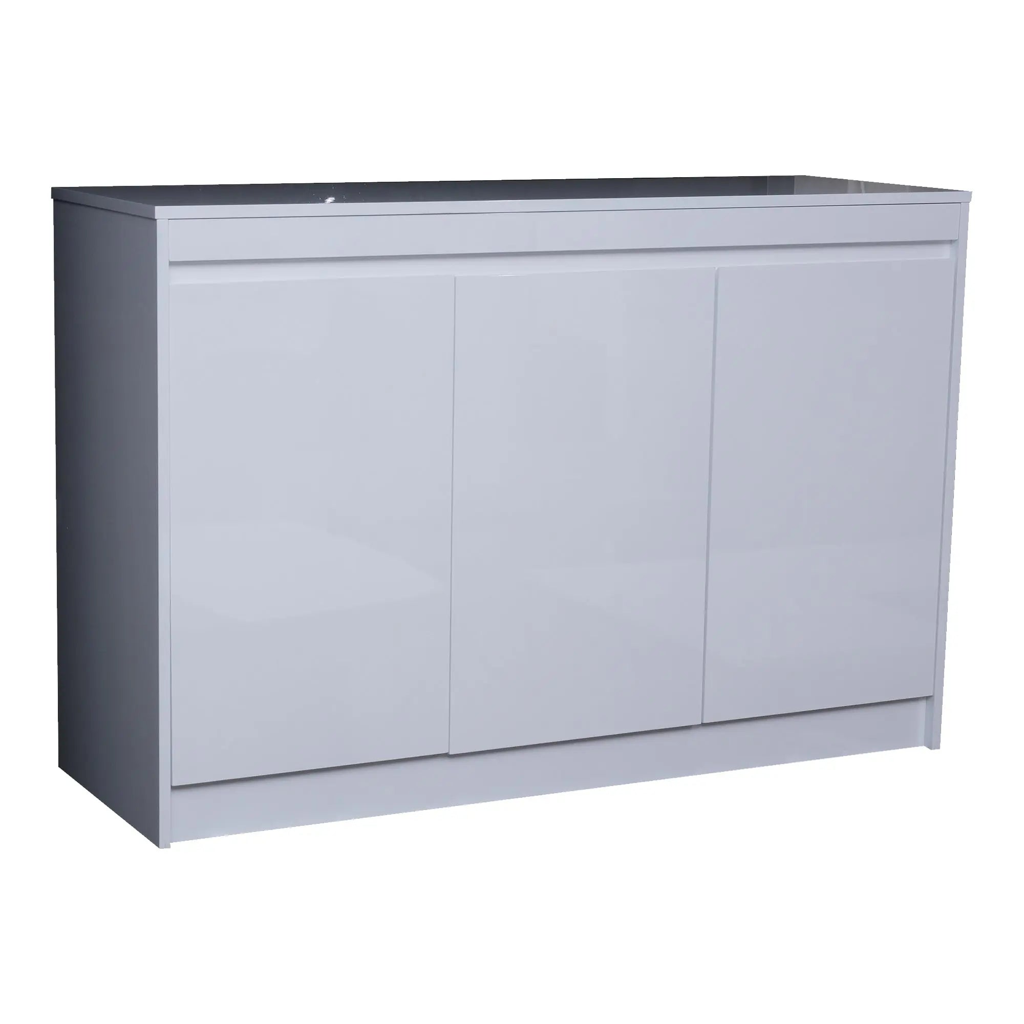Huimei HDF Low Cabinet BG-9907 Glossy White Color Huimei Furniture