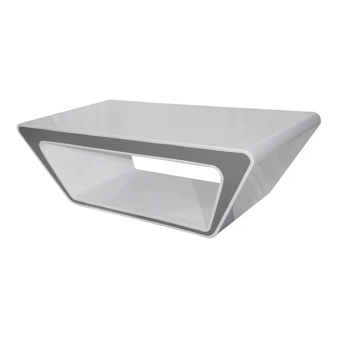 Huimei Glossy Coffee Table BG-9953 White Color Huimei Furniture