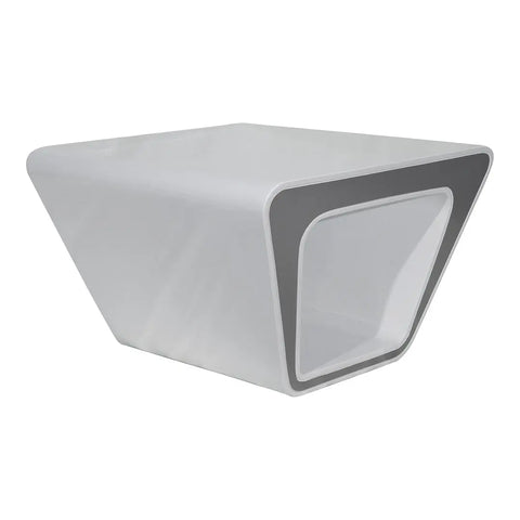 Huimei Glossy BG-9953-S Coffee Table, White Color Huimei Furniture