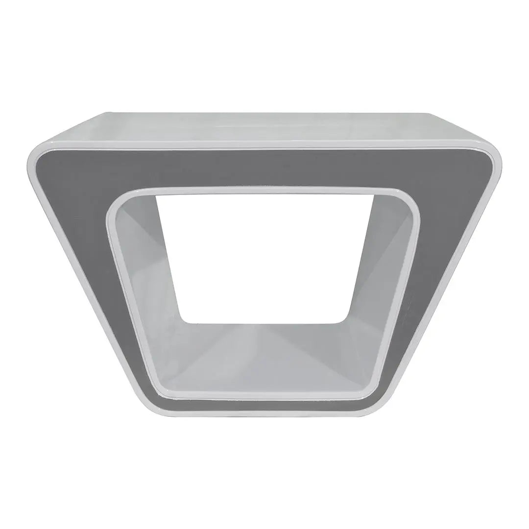 Huimei Glossy BG-9953-S Coffee Table, White Color Huimei Furniture