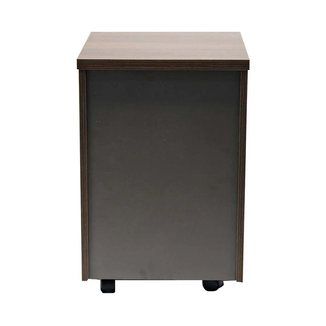 100/120/140 cm Office Table with Movable Drawers, Brown Color Huimei Furniture