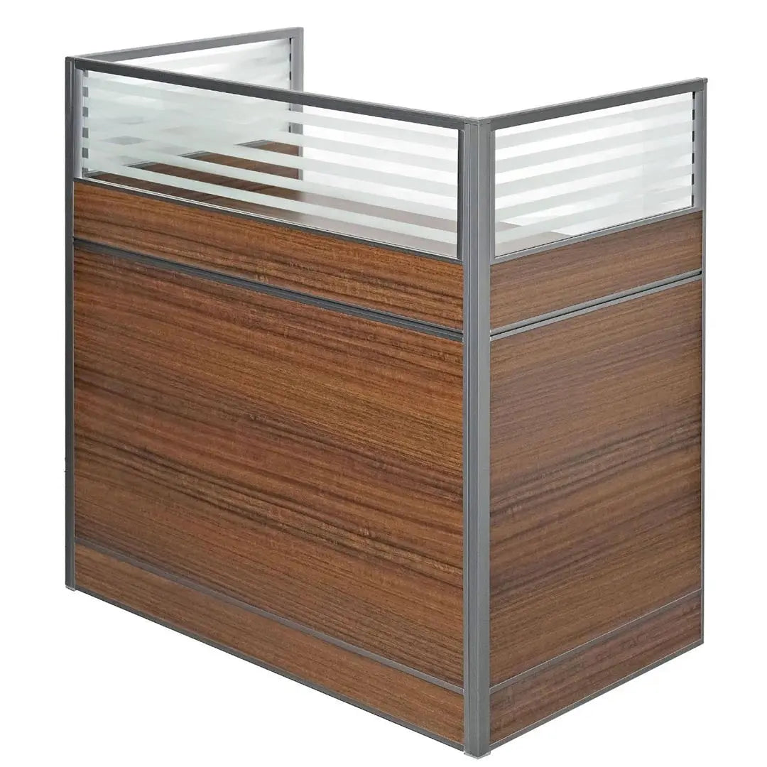 Huimei Cubicle Work Station 100/120 cm , Brown Color Huimei Furniture