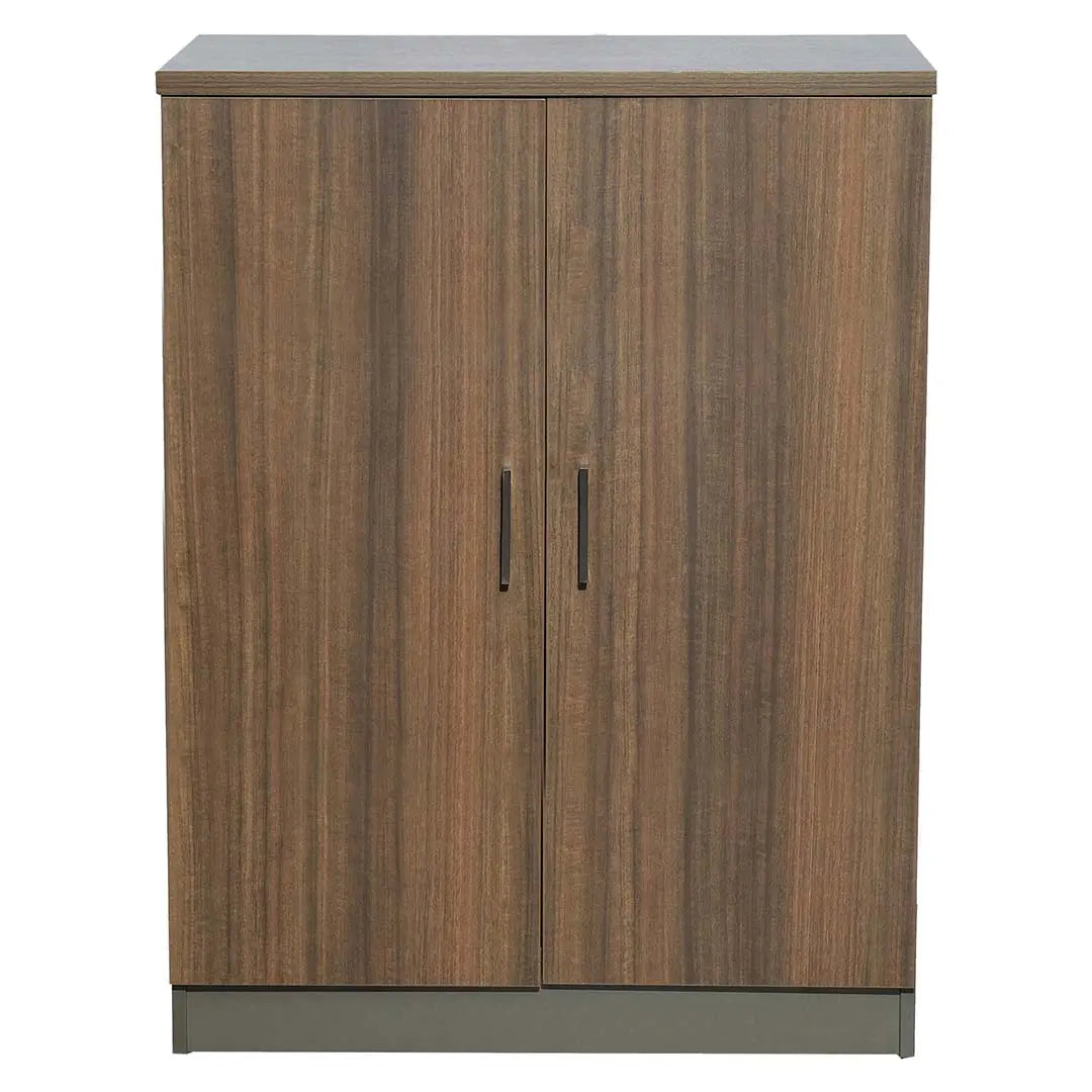Two Door Office Cupboard BT-080 / BT-120 / BT-160 Brown Color Huimei Furniture