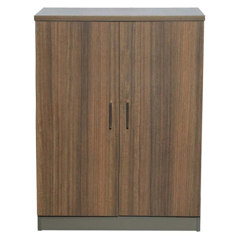 Two Door Office Cupboard BT-080 / BT-120 / BT-160 Brown Color Huimei Furniture