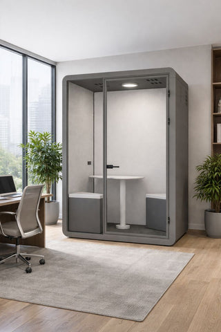 M-Silent Cab-2 Acoustic Meeting Booth – 156 × 130 × 230 cm