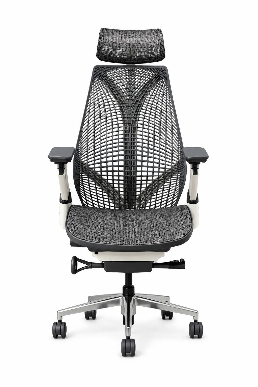 2003B-2W Ergonomic High Back Office Chair with Adjustable Headrest