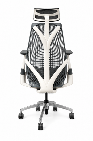 2003B-2W Ergonomic High Back Office Chair with Adjustable Headrest
