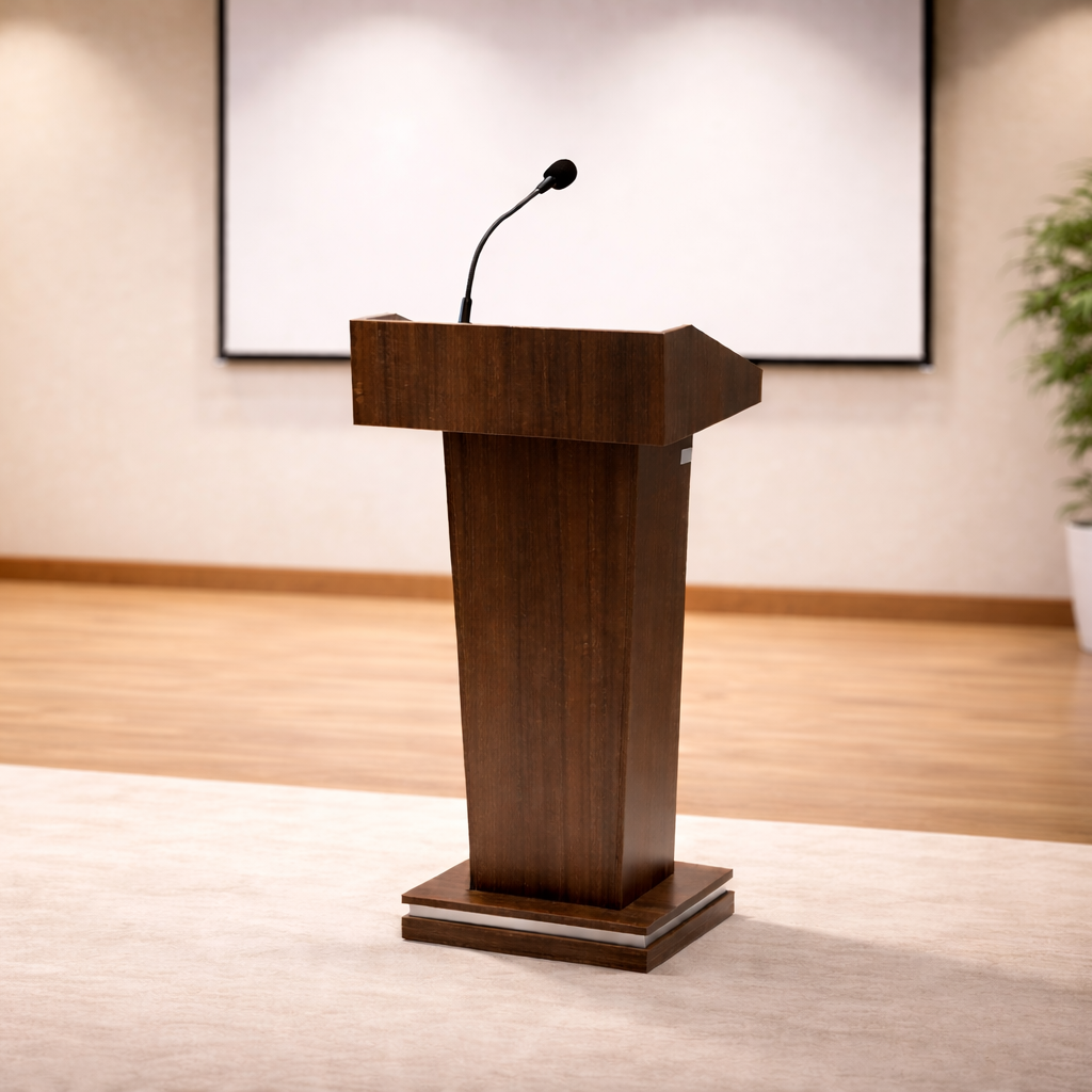 Podium Stand BT-50 Brown Color