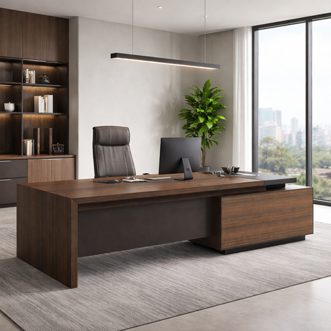 طاولة مكتب المديرين التنفيذيين من Huimei طراز BT-240 – 240×230×75 سم