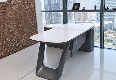 Huimei DW-BK001 Executive Office Desk – 2.0M / 2.4M