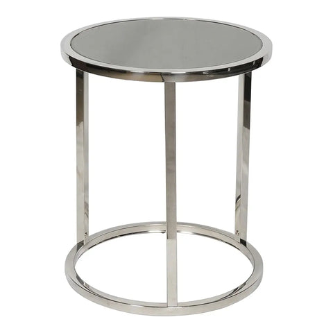 Huimei Coffee Table made with Tempered Glass D-08, Silver & Grey / White Color Huimei Furniture