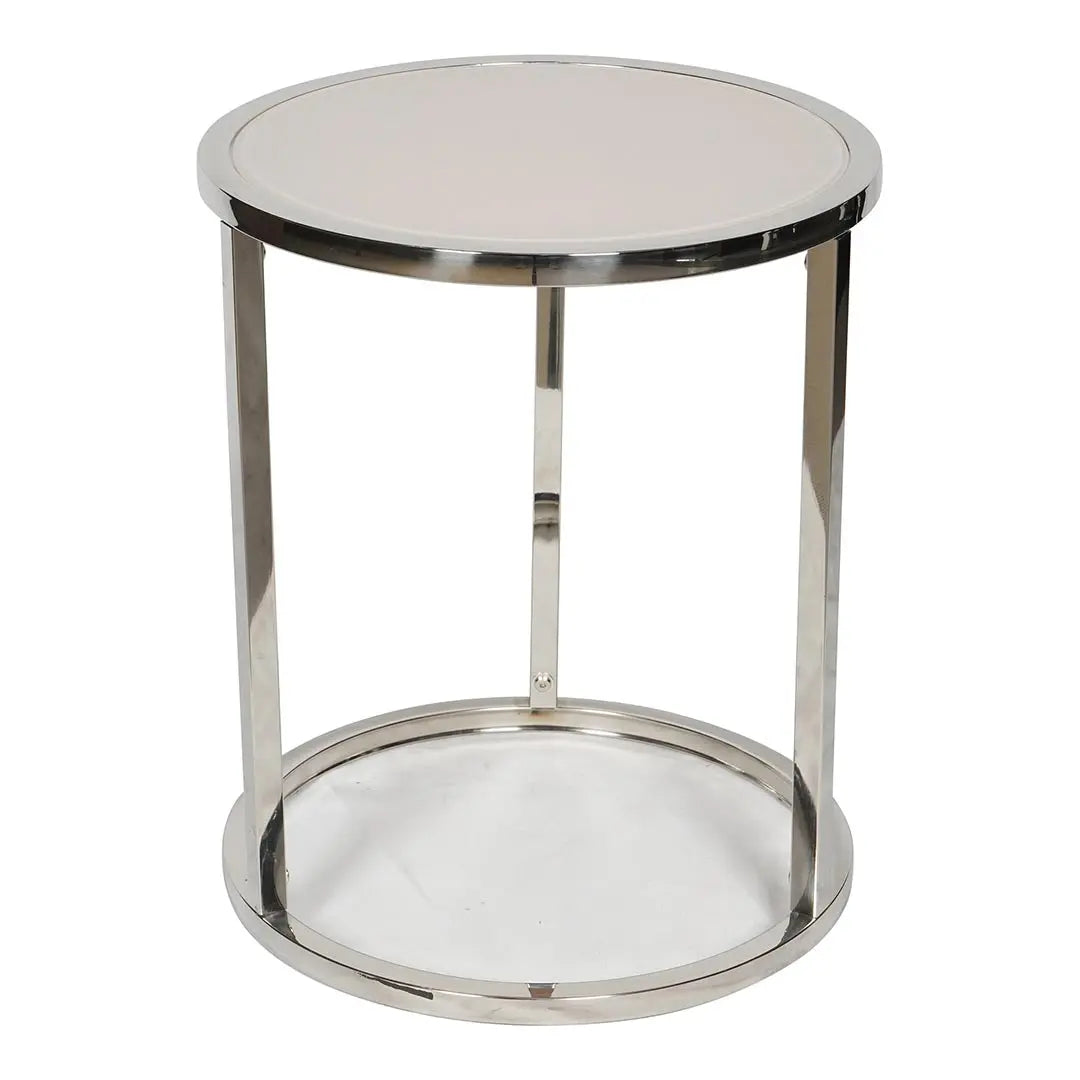 Huimei Coffee Table made with Tempered Glass D-08, Silver & Grey / White Color Huimei Furniture