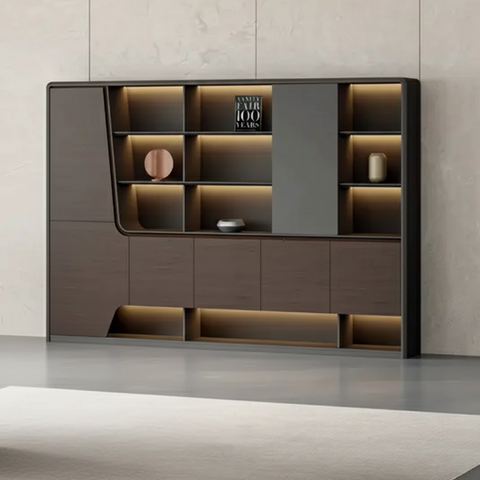Huimei HT-280-C Executive Cabinet – Modern Luxury Office Storage Unit (280 × 210 cm)