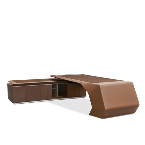 Huimei Executive Office Table, Brown, H-02 Huimei Furniture