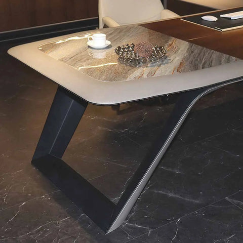 Huimei Executive Office Table Brown Color, H09 Huimei Furniture