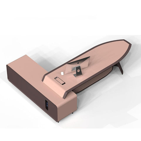 Luxury Executive Office Desk with Side Cabinet – JY01 Series (220×180 | 280×200 cm)