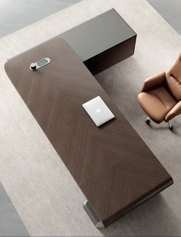Huimei Executive Desk – Luxury Modern CEO Office Table 320 & 280 CM Huimei Furniture