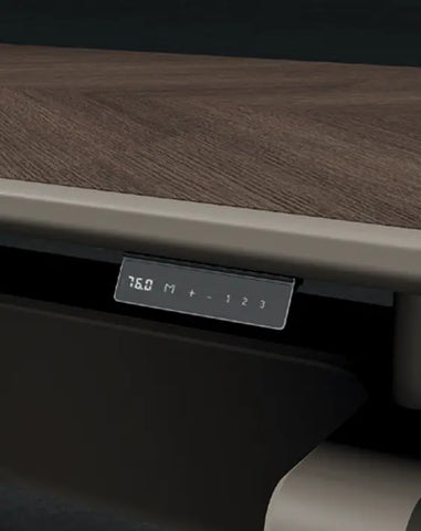 Huimei HZ-2-240 Executive Smart Desk – Modern Height-Adjustable CEO Table (240 × 198 × 75 cm) Huimei Furniture