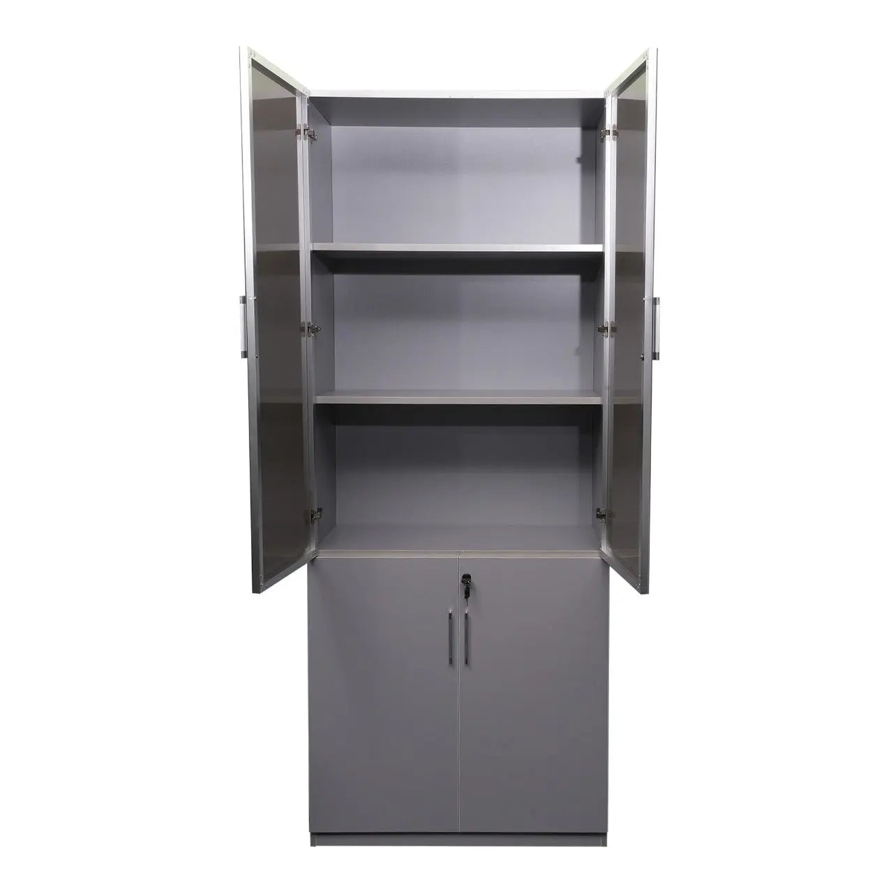 Huimei FL-01 Two Door Cabinet Grey Color Huimei Furniture