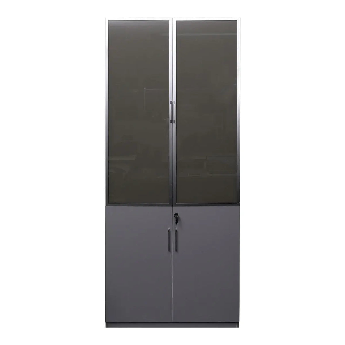 Huimei FL-01 Two Door Cabinet Grey Color Huimei Furniture