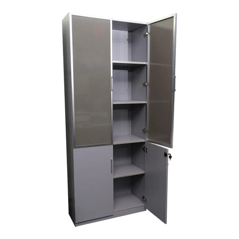 Huimei FL-01 Two Door Cabinet Grey Color Huimei Furniture