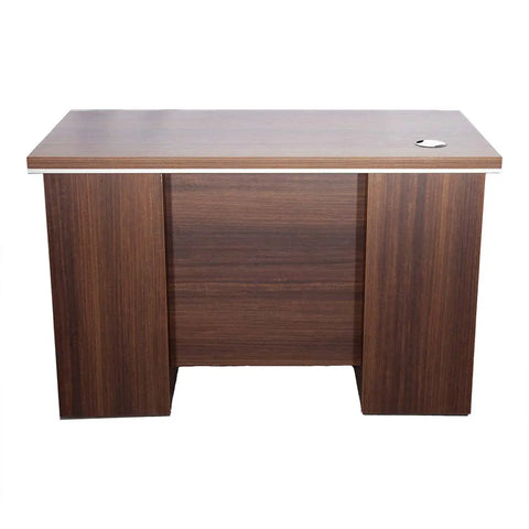 Office Table with Attached Drawers, Brown Color, 140 cm Huimei Furniture
