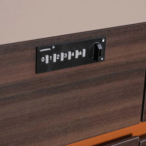 Huimei Executive Office Table LX-280 / LX-320, Brown Color Huimei Furniture
