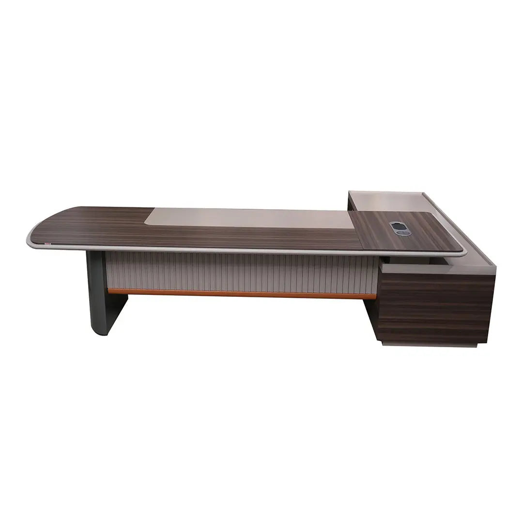 Huimei Executive Office Table LX-280 / LX-320, Brown Color Huimei Furniture