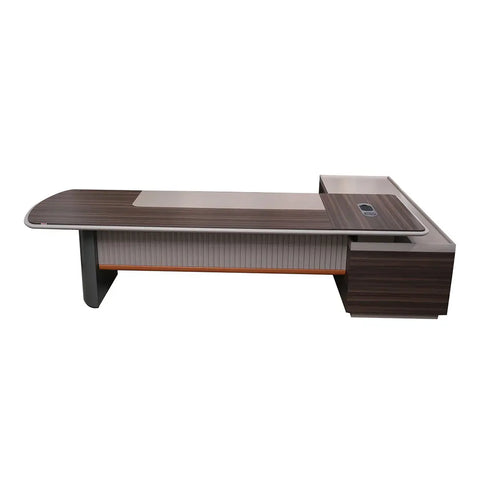 Huimei Executive Office Table LX-280 / LX-320, Brown Color Huimei Furniture