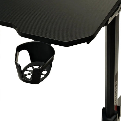 Huimei LY-Y Professional Gaming Desk – Sleek Black Carbon Finish Huimei Furniture