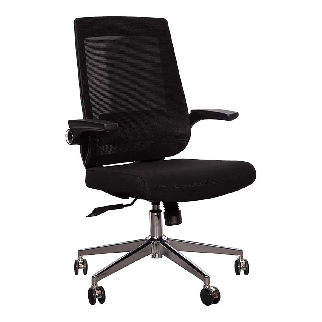 Huimei Low Back Office Chair – Grey/Black Color Huimei Furniture