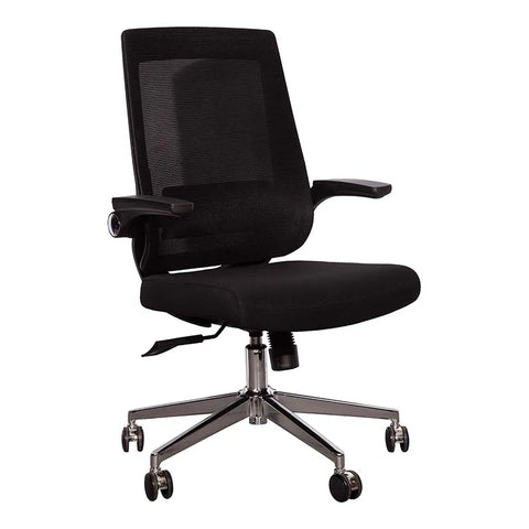 Huimei Low Back Office Chair – Grey/Black Color Huimei Furniture