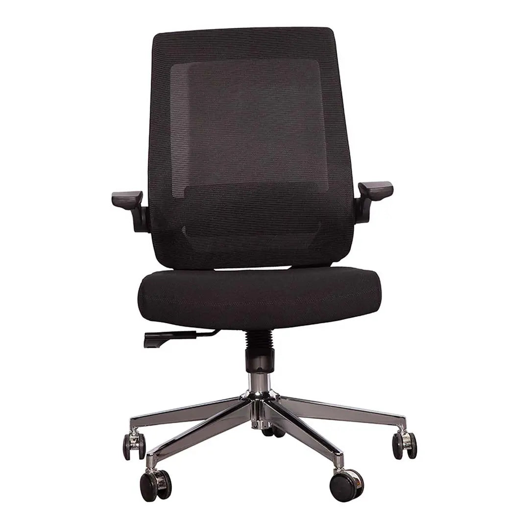 Huimei Low Back Office Chair – Grey/Black Color Huimei Furniture