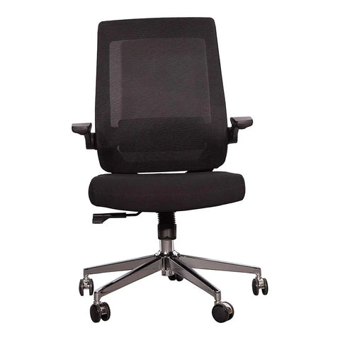 Huimei Low Back Office Chair – Grey/Black Color Huimei Furniture