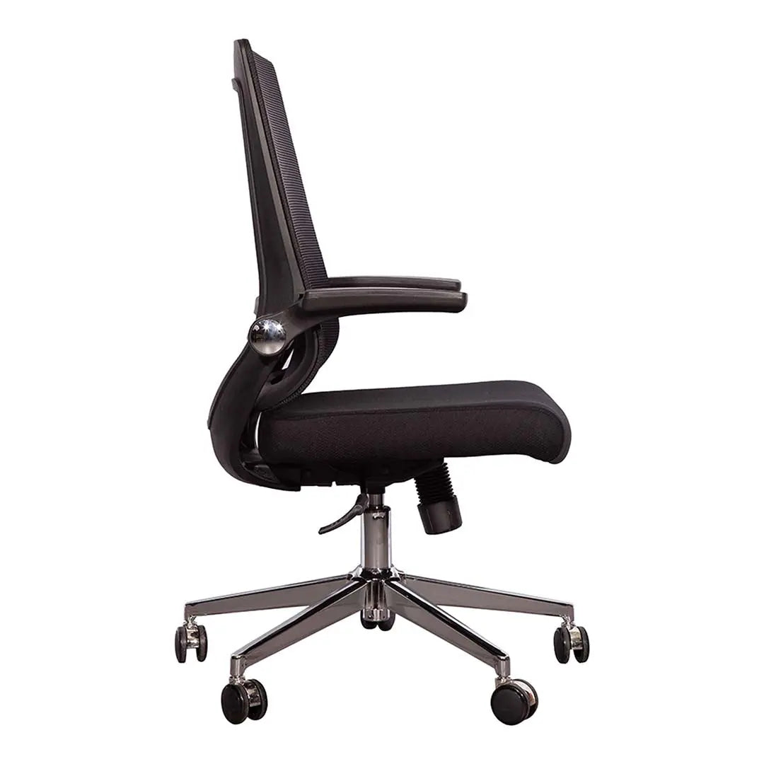 Huimei Low Back Office Chair – Grey/Black Color Huimei Furniture