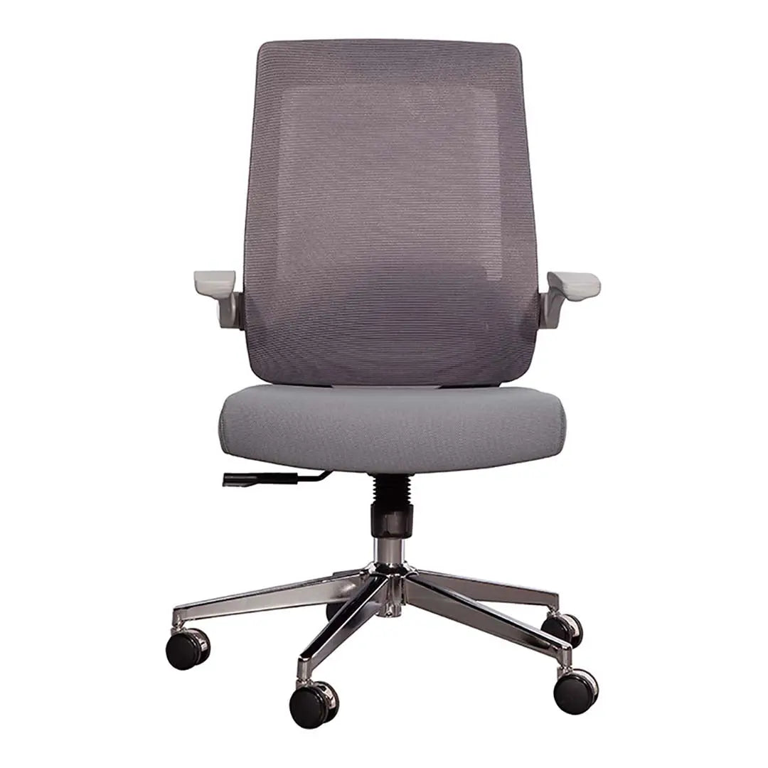 Huimei Low Back Office Chair – Grey/Black Color Huimei Furniture