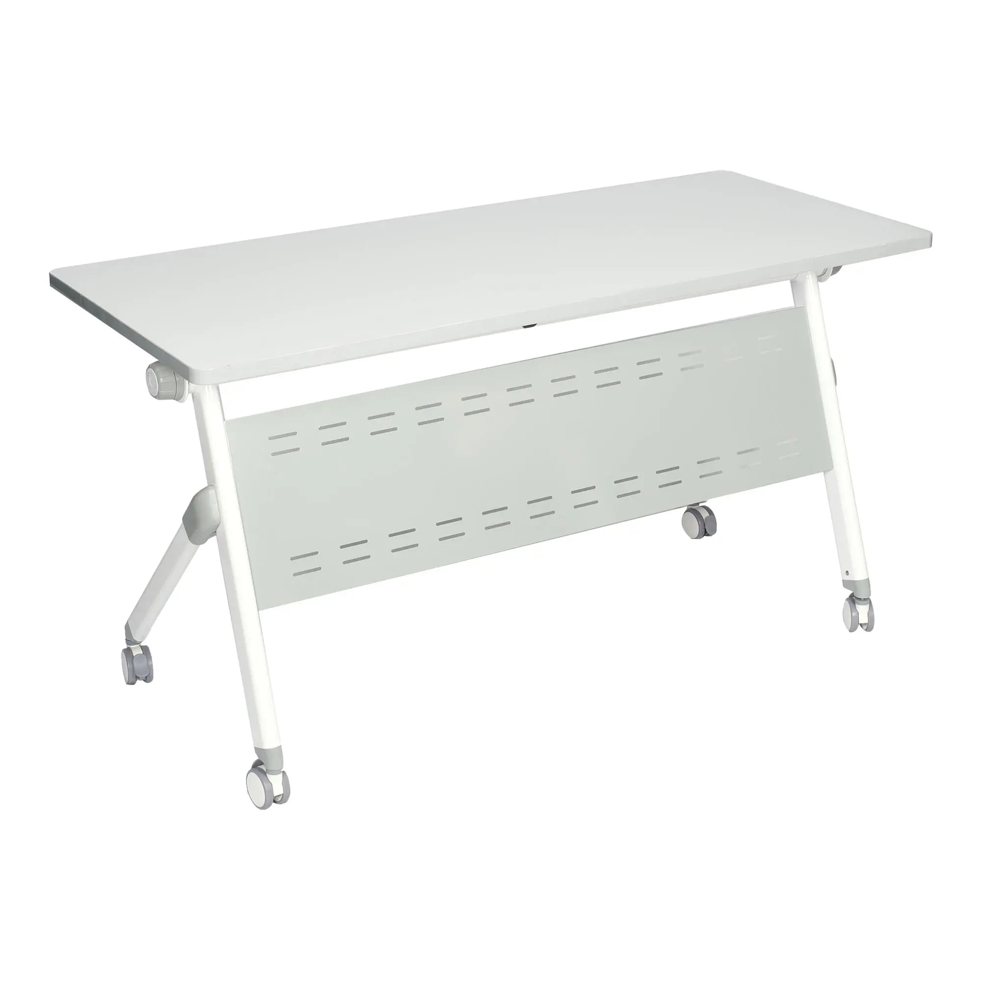 Huimei T002-T1 Folding Training Table with Wheels – 140W x 60D cm Huimei Furniture