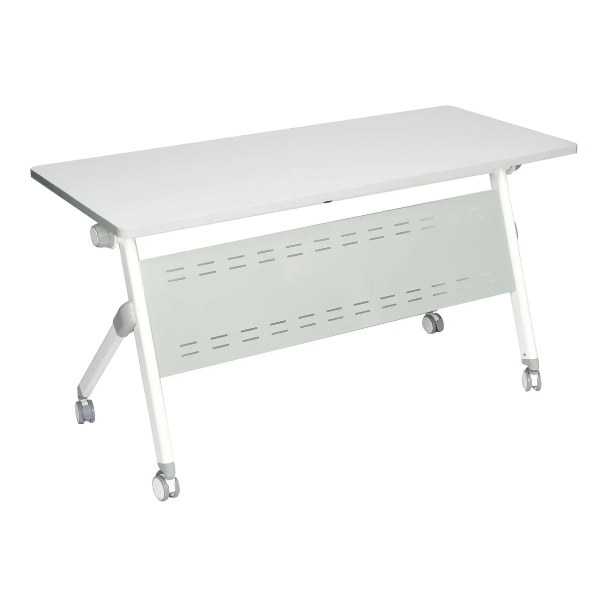 Huimei T002-T1 Folding Training Table with Wheels – 140W x 60D cm Huimei Furniture
