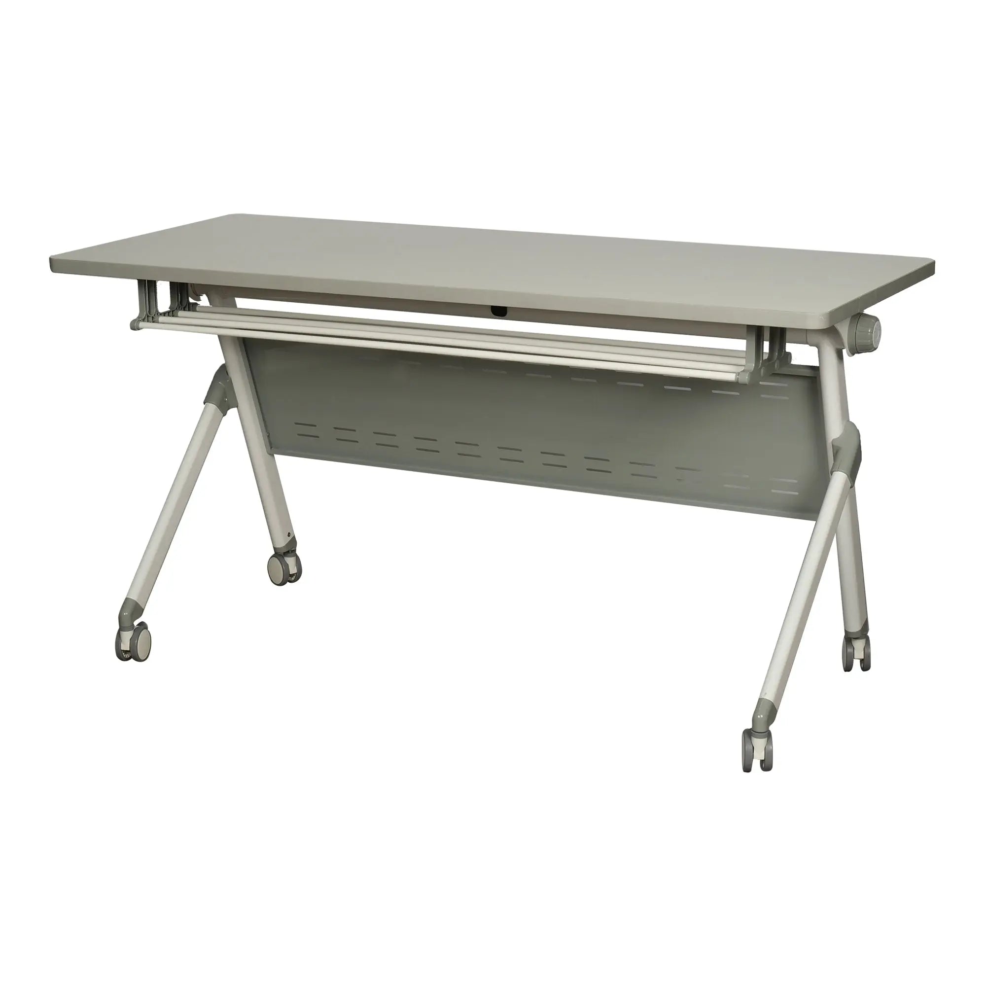 Huimei T002-T1 Folding Training Table with Wheels – 140W x 60D cm Huimei Furniture