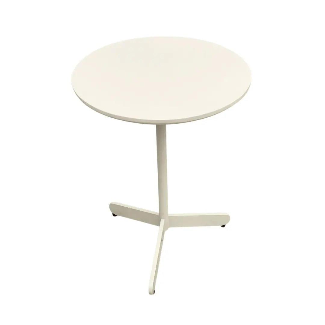 Huimei T22-C Round Side Table – Ø40×H50 cm, White Huimei Furniture