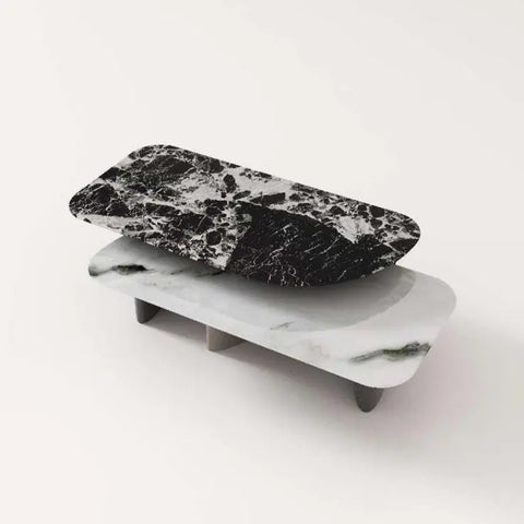 Huimei Modern Marble Coffee Table – Double Layer Design Huimei Furniture