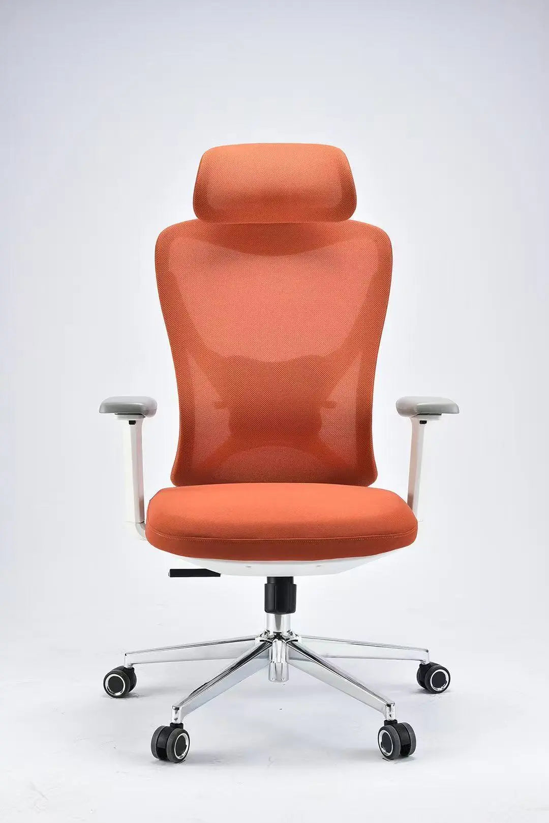 Humei 836-A Ergonomic Mesh High-Back Office Chair with Headrest – Orange Huimei Furniture