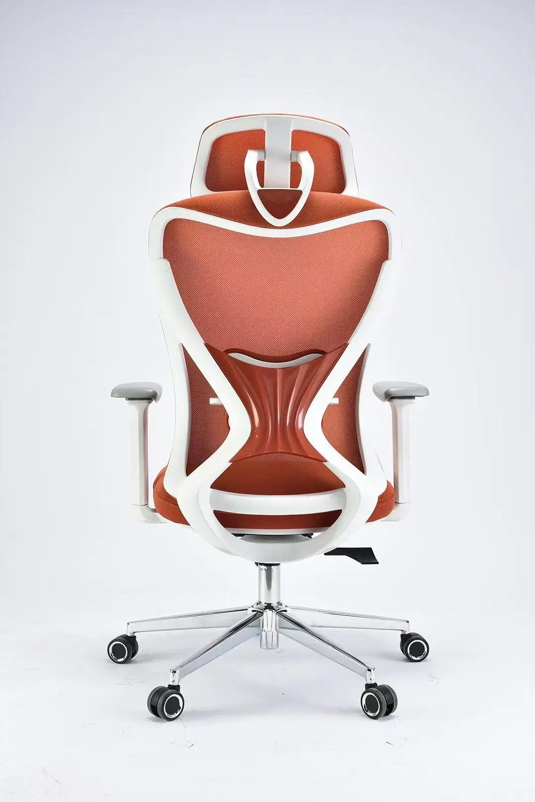 Humei 836-A Ergonomic Mesh High-Back Office Chair with Headrest – Orange Huimei Furniture
