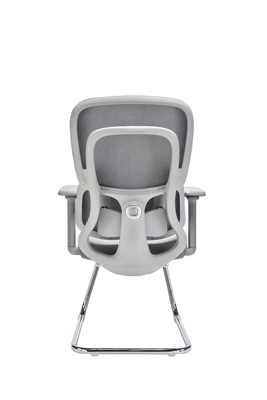 Humei 837-C Ergonomic Mesh Visitor Chair with Lumbar Support – White Frame Huimei Furniture