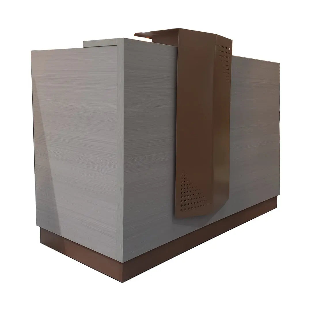 Huimei Reception Table White Oak Color Huimei Furniture