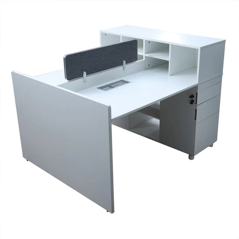 Huimei Office Work Station – White Color Huimei Furniture