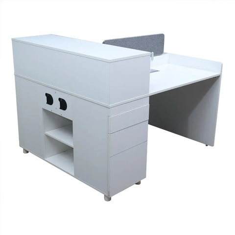 Huimei Office Work Station – White Color Huimei Furniture