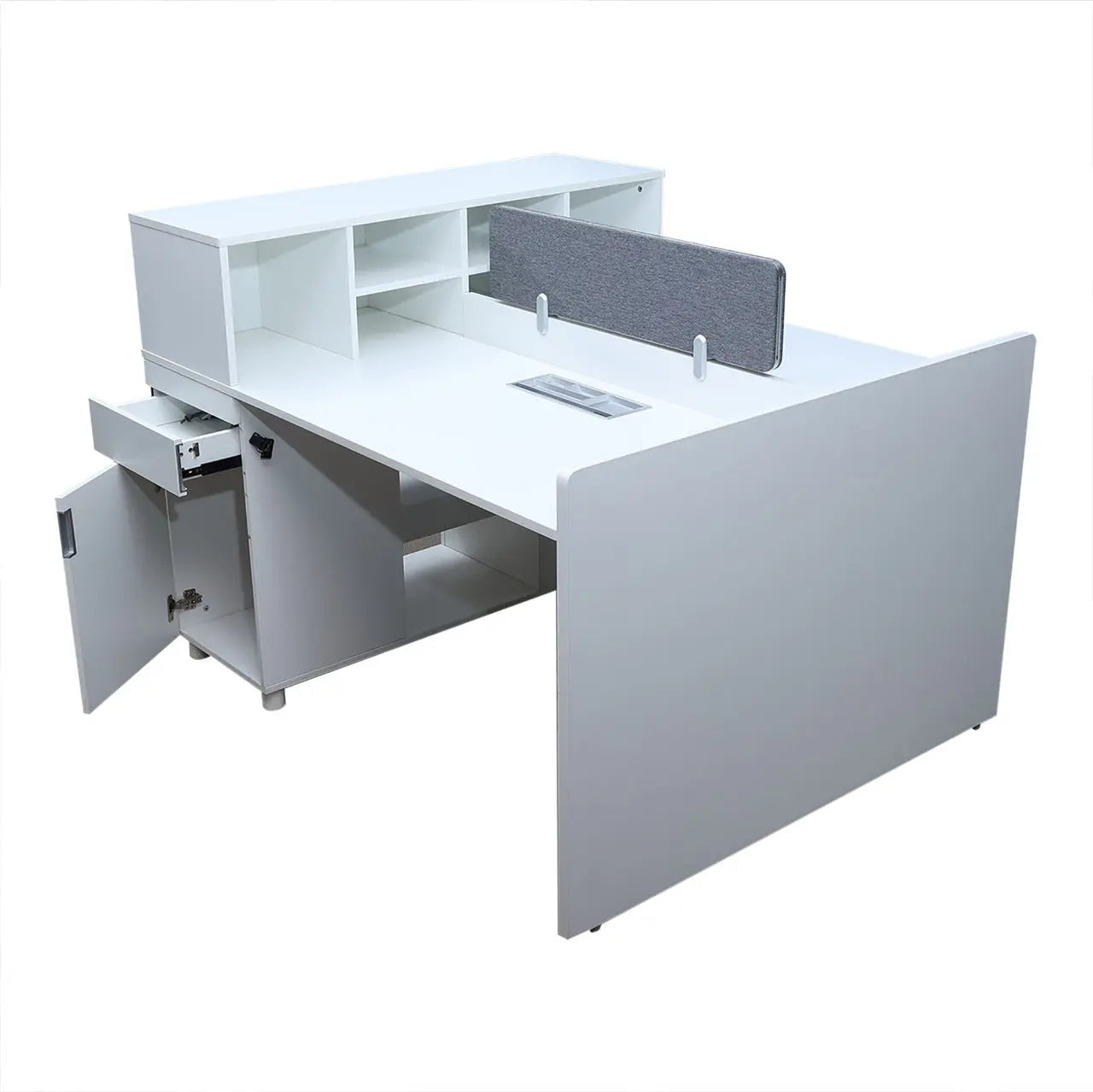 Huimei Office Work Station – White Color Huimei Furniture