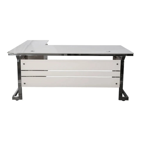 Huimei Executive Office Table – Glossy White Color Huimei Furniture