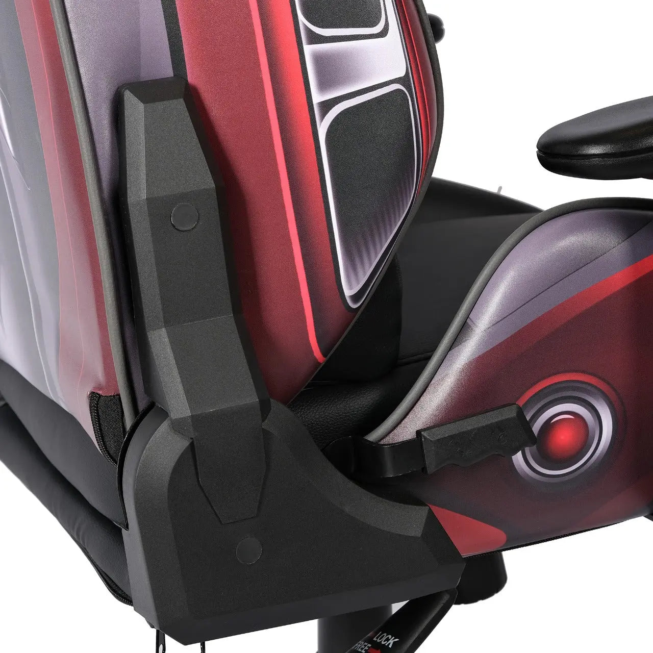 Huimei Height Adjustable Gaming Chair – Black & Red Huimei Furniture